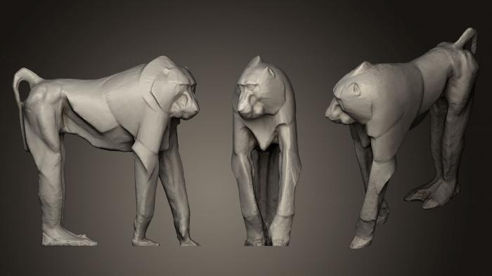 Animal figurines (STKJ_0484) 3D model for CNC machine